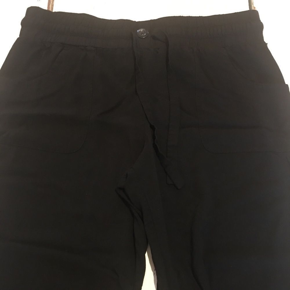 Large black Guess loose fit cinched leg pants joggers
